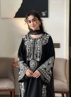 3 Piece Heavy Embroidered Lawn Dress EFY-153