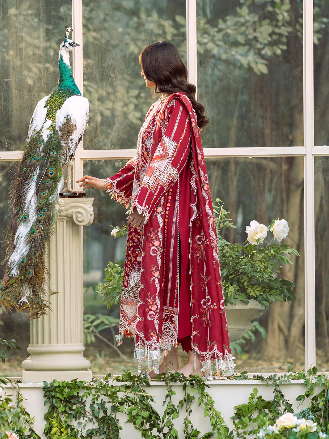 Freesia 3PC Lawn Embroidered Dress EY 146