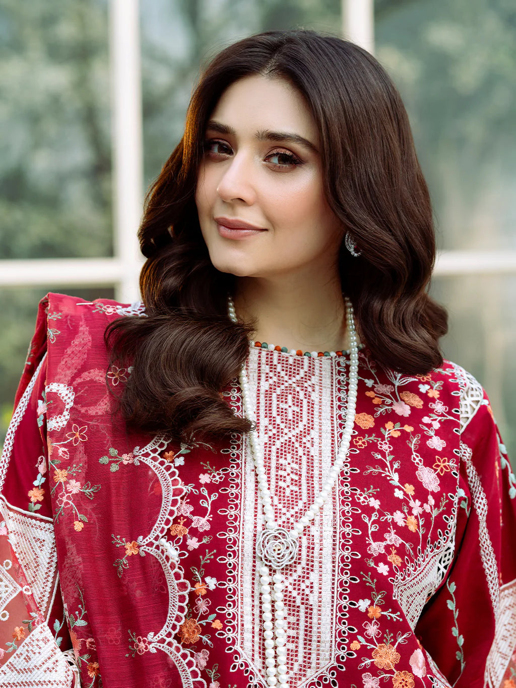 Freesia 3PC Lawn Embroidered Dress EY 146