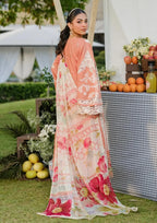 Embroidered 3pc CHIKANKARI Lawn Dress EFY-166