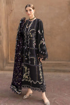 Embroidered 3pc CHIKANKARI Lawn Dress EFY-170