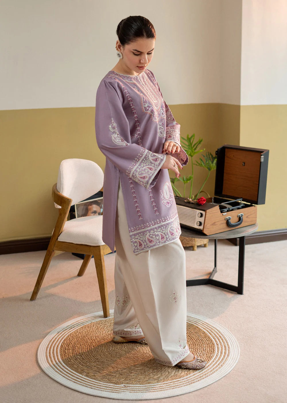 Zirwah Embroidered - 2pc Dress EFY160