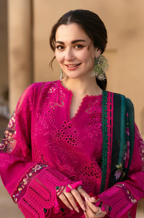Chikenkari 3PC Lawn Embroidered Suit EY-111