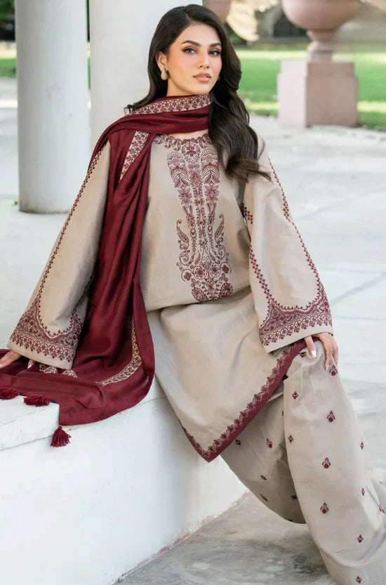 JAZMIN - 3PC LAWN EMBROIDERED DRESS EY-140