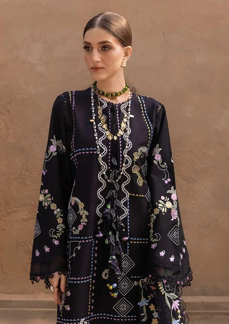 Embroidered 3pc CHIKANKARI Lawn Dress EFY-170