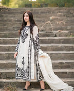 Royal Majesty Embroidered 3PC Dress EFY 167