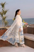 Aneelas'26 Lawn Luxury Embroidered 3 Piece Dress- EFY-164
