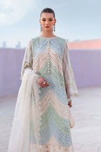 MARIA B - 3PC LAWN CHIKANKAARI EMBROIDERED DRESS EY-138