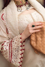 QALAMKAR - 3PC LAWN EMBROIDERED SUIY - EY-136