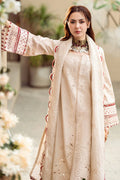 QALAMKAR - 3PC LAWN EMBROIDERED SUIY - EY-136