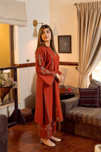 Embroidered 2pc Marina Dress EFY-159