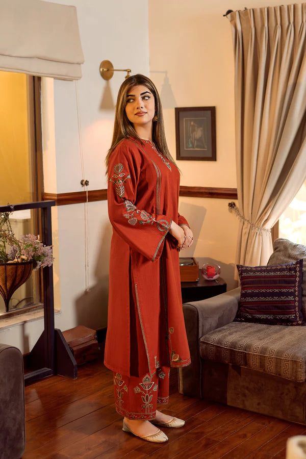 Embroidered 2pc Marina Dress EFY-159