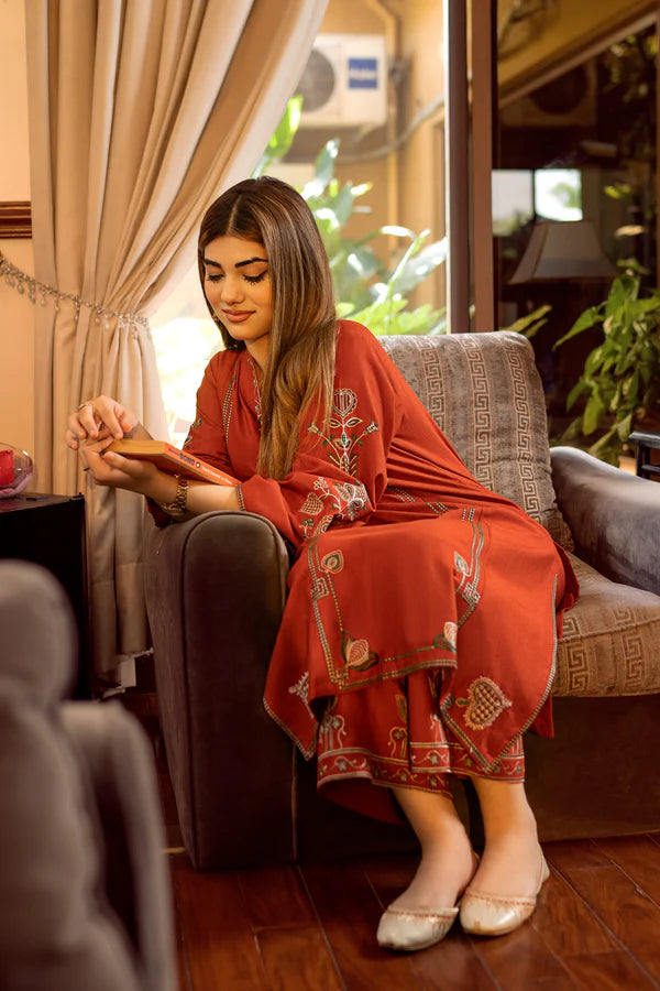Embroidered 2pc Marina Dress EFY-159
