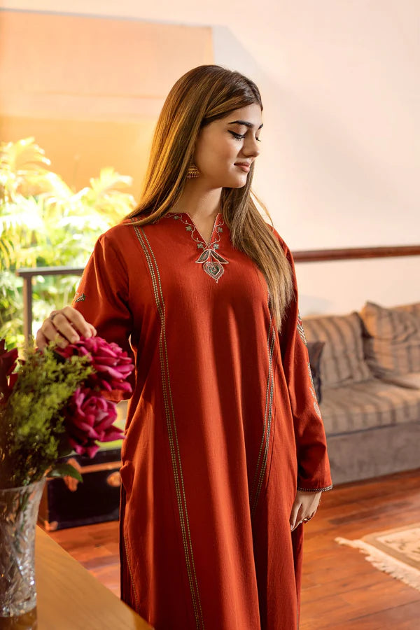 Embroidered 2pc Marina Dress EFY-159