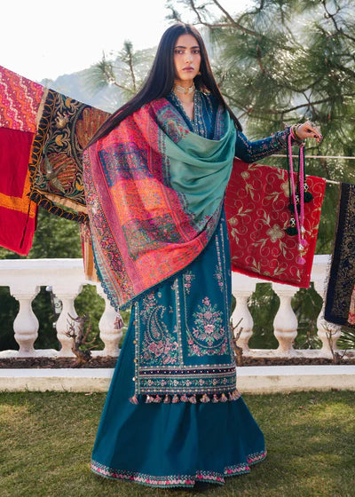 Hussain Rehar Summer 3pc Lawn Dress EY-143