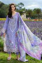 Hemline The Secerat Garden Unstitched Lawn 3Pc Suit EFY-163
