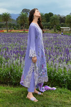 Hemline The Secerat Garden Unstitched Lawn 3Pc Suit EFY-163