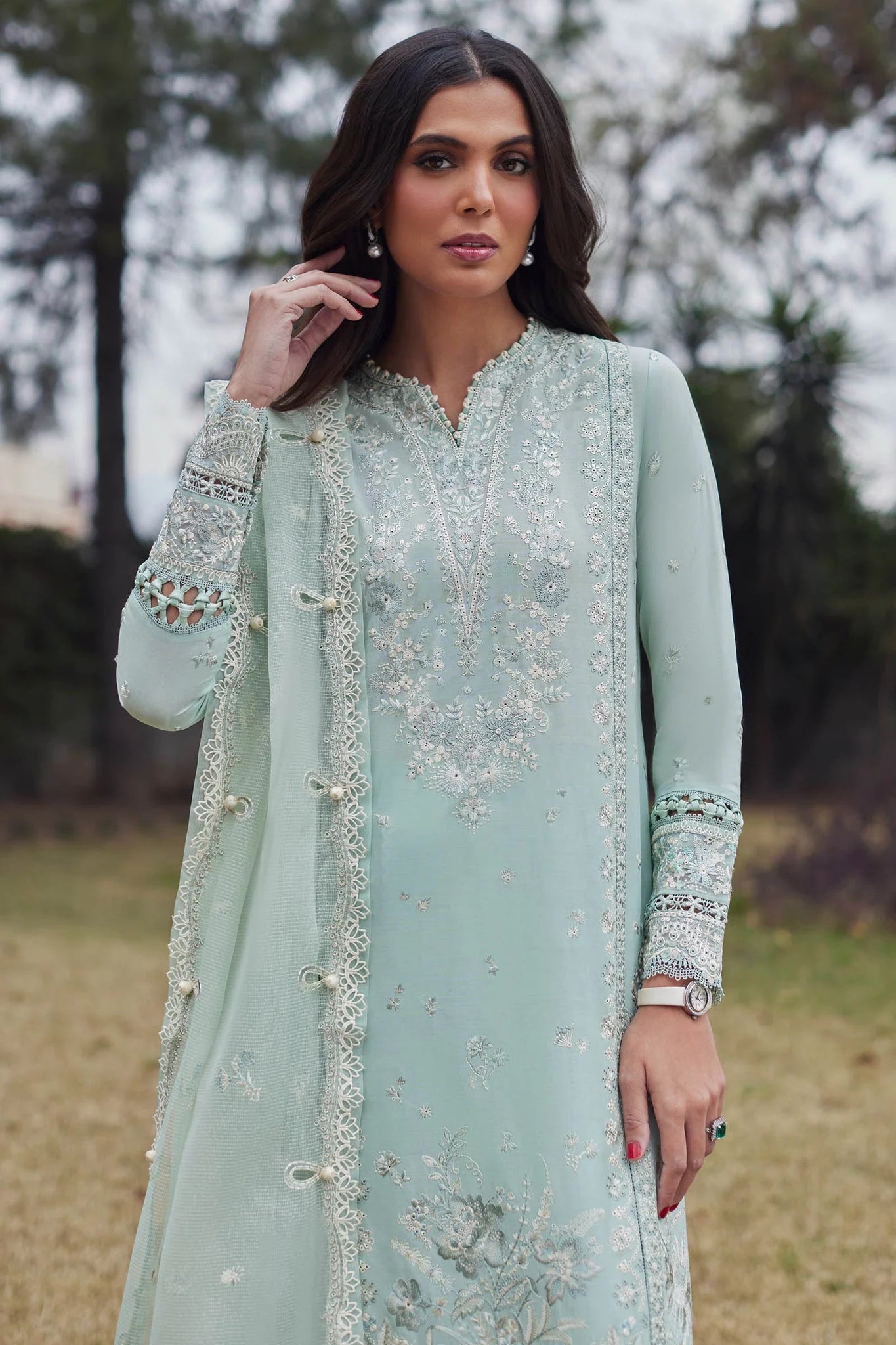 ELAN UNSTITCHED LAWN’24 | MINA EY129