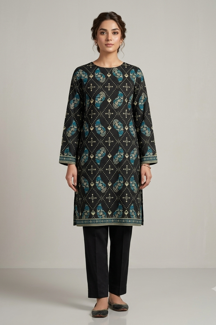 Digital Printed Lawn 2-Piece Suit - Summer Collection EFY-171
