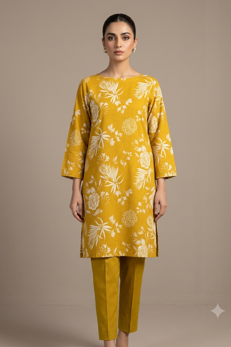 Digital Printed Lawn 2-Piece Suit - Summer Collection EFY-178