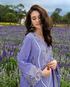 Hemline The Secerat Garden Unstitched Lawn 3Pc Suit EFY-163