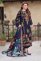 Aneela's - 3PC Lawn Embroidered Suit - EY-107