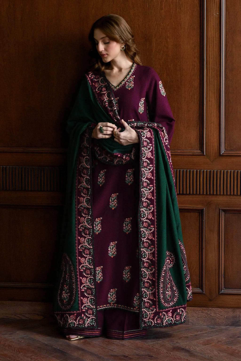 3PC LAWN EMBROIDERED DRESS EY-139
