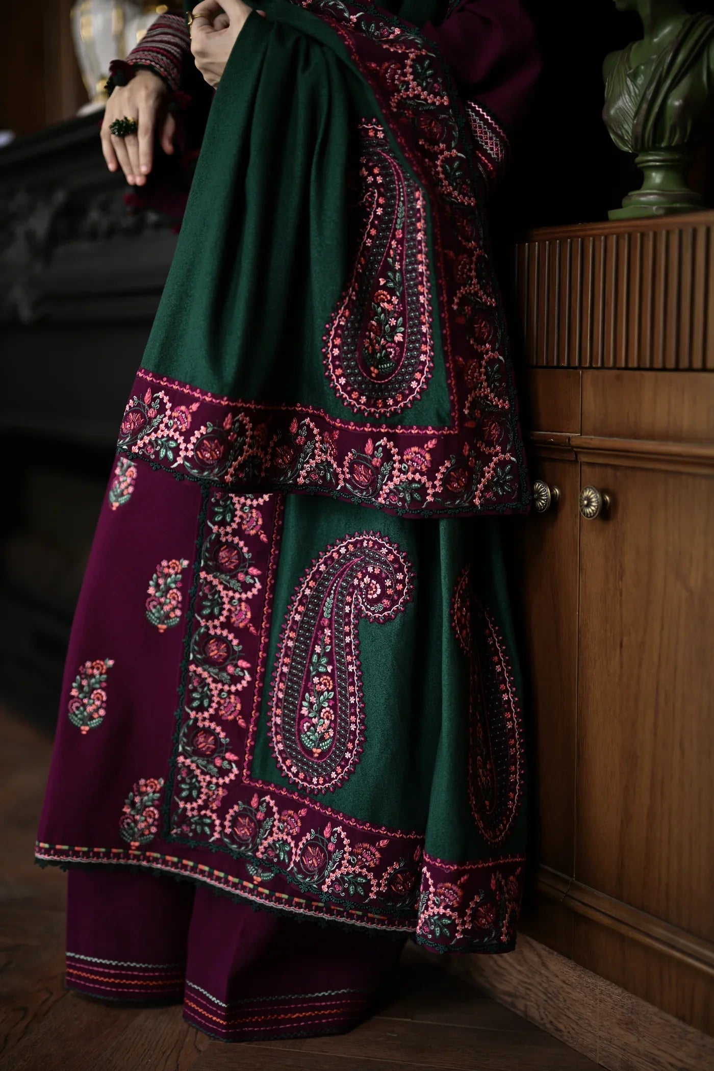 3PC LAWN EMBROIDERED DRESS EY-139
