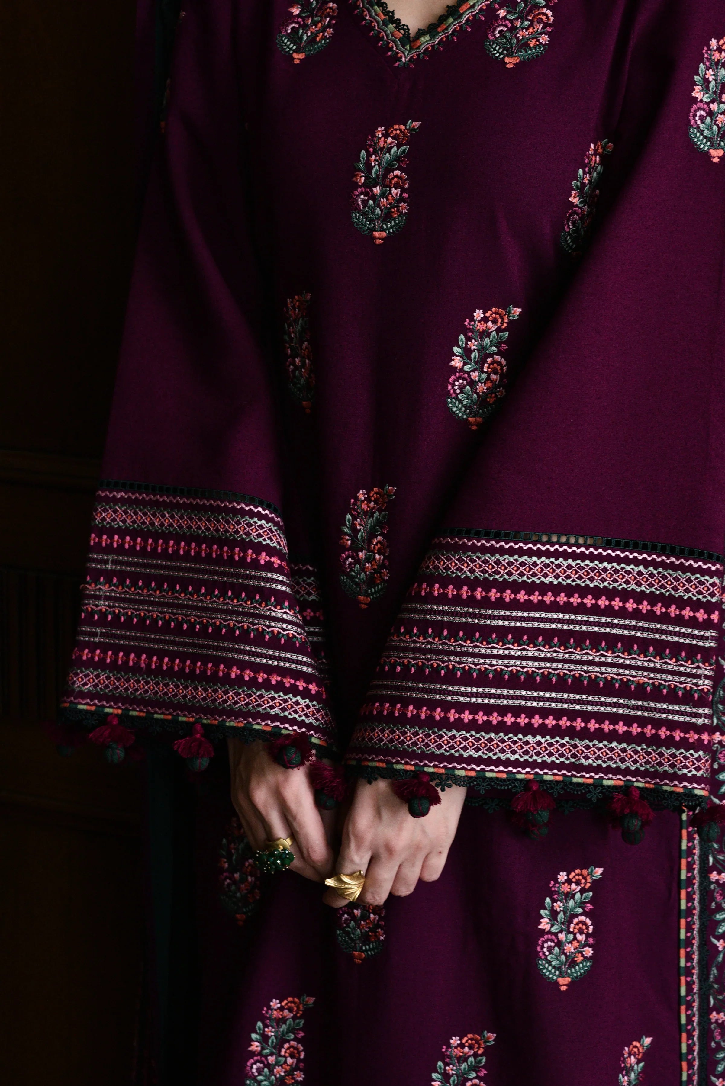3PC LAWN EMBROIDERED DRESS EY-139