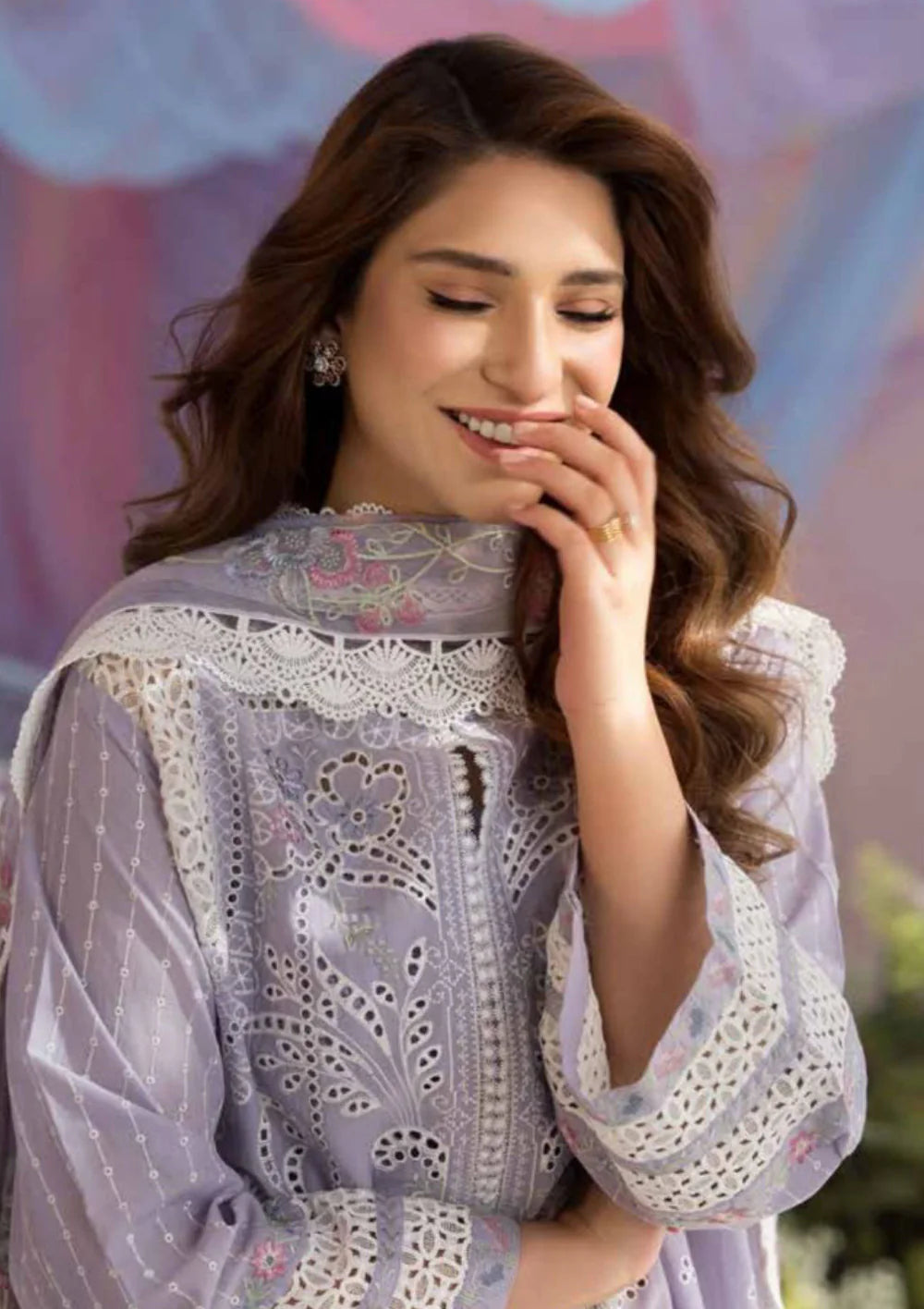 SOBIA NAZIR LUXURY LAWN 3PC EMBROIDERED SUIT EY-106