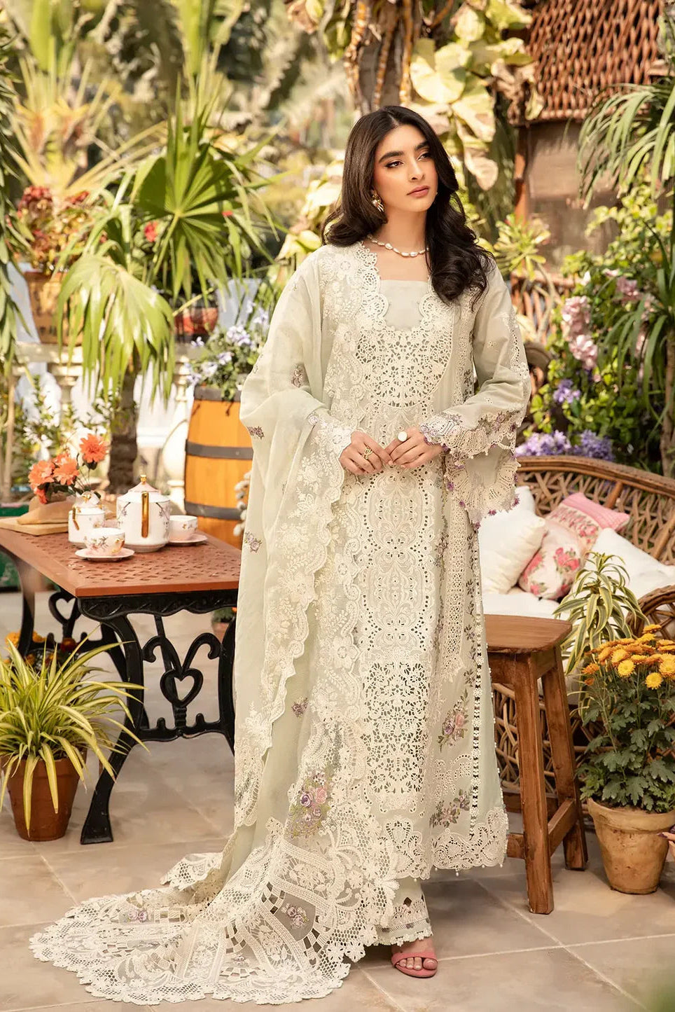 Embroidered Lawn Unstitched 3PC Dress | EY-142