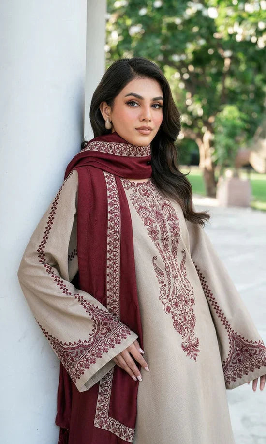 JAZMIN - 3PC LAWN EMBROIDERED DRESS EY-140