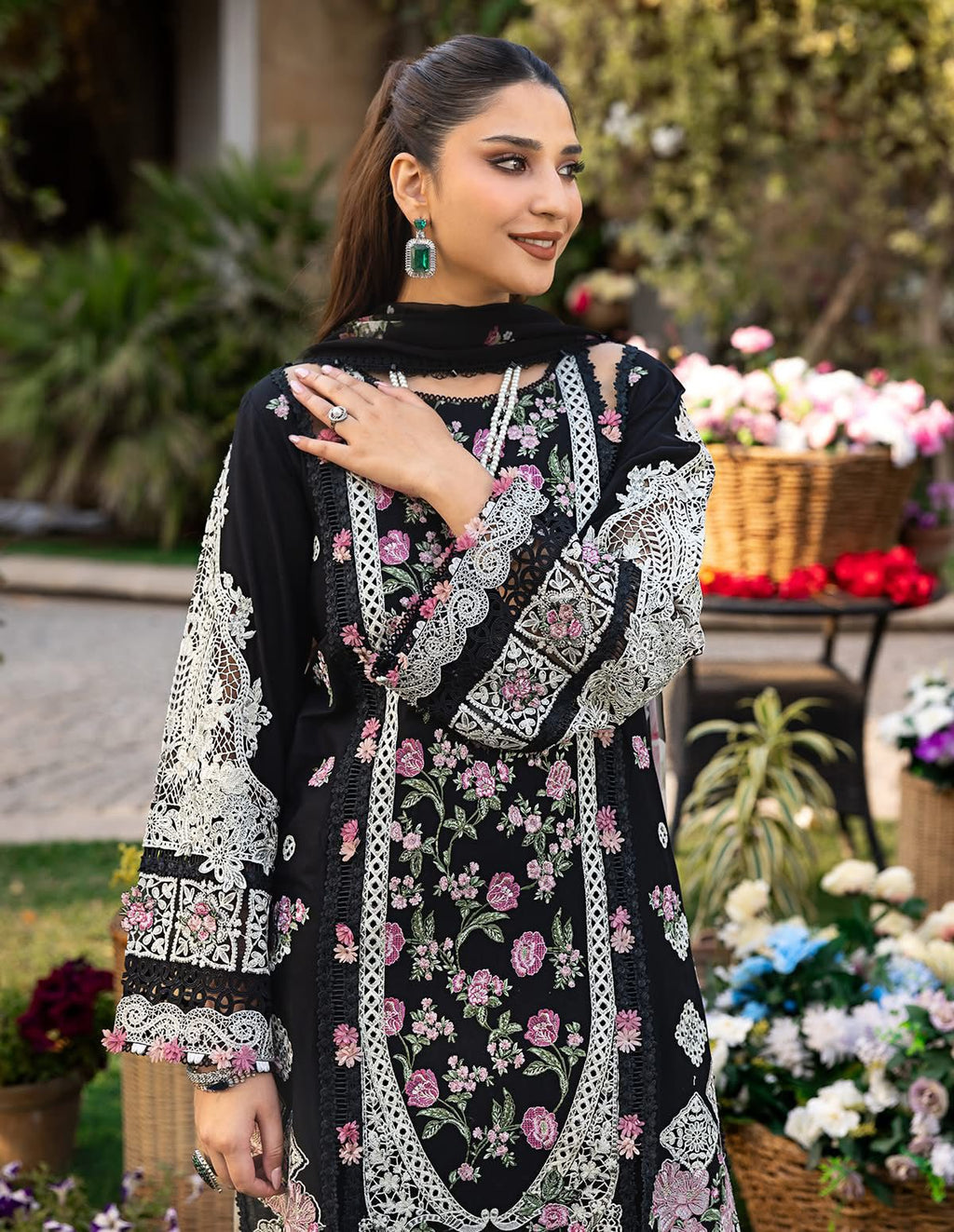 ELAF -  3PC Lawn Embroidered Suit  EY-110