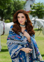 Elaf Embroidered Lawn 3 Piece Unstitched Suit EY-126