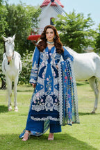Elaf Embroidered Lawn 3 Piece Unstitched Suit EY-126
