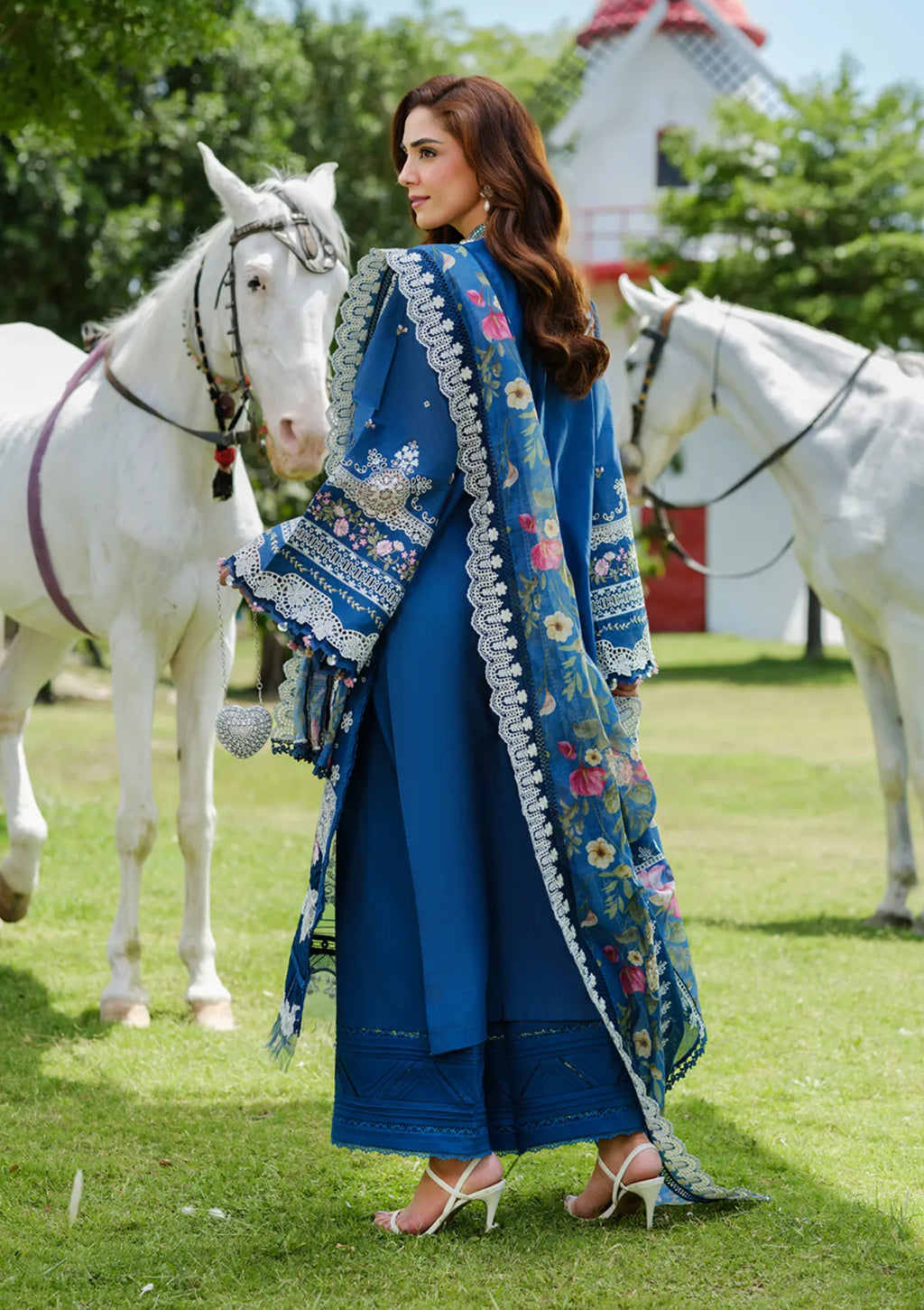 Elaf Embroidered Lawn 3 Piece Unstitched Suit EY-126