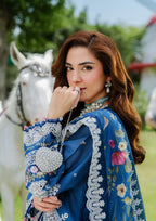 Elaf Embroidered Lawn 3 Piece Unstitched Suit EY-126