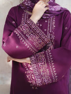Kaavish Embroidered 2OC lawn Dress EFY-158