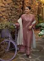 Embroidered 2pc Marina Dress. EFY-162