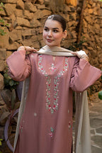 Embroidered 2pc Marina Dress. EFY-162
