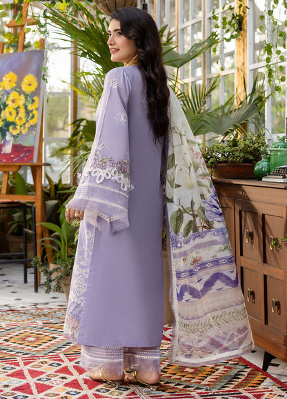 Elaf Premium Lavender Love Chikankari EY-113