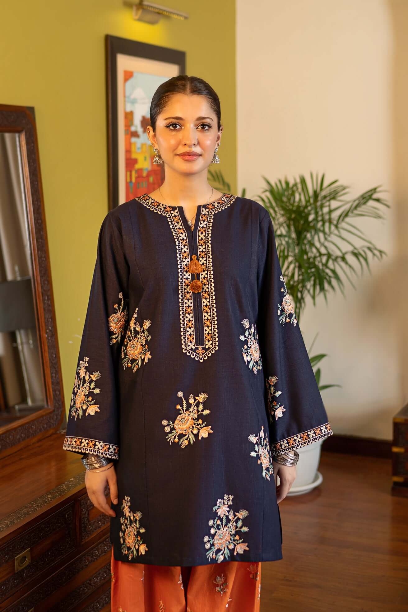 Embroidered Lawn 2 Piece Dress - EFY-157