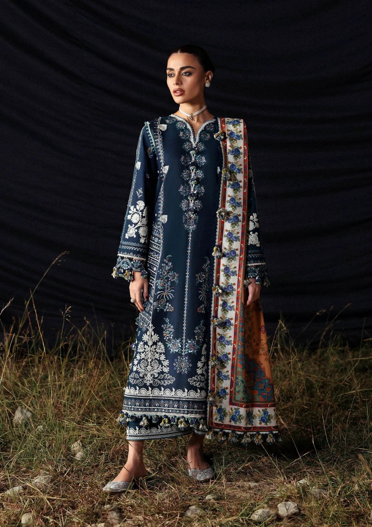 Hussain Rehar Chashm-e-Bahr Lawn Collection Efy-151
