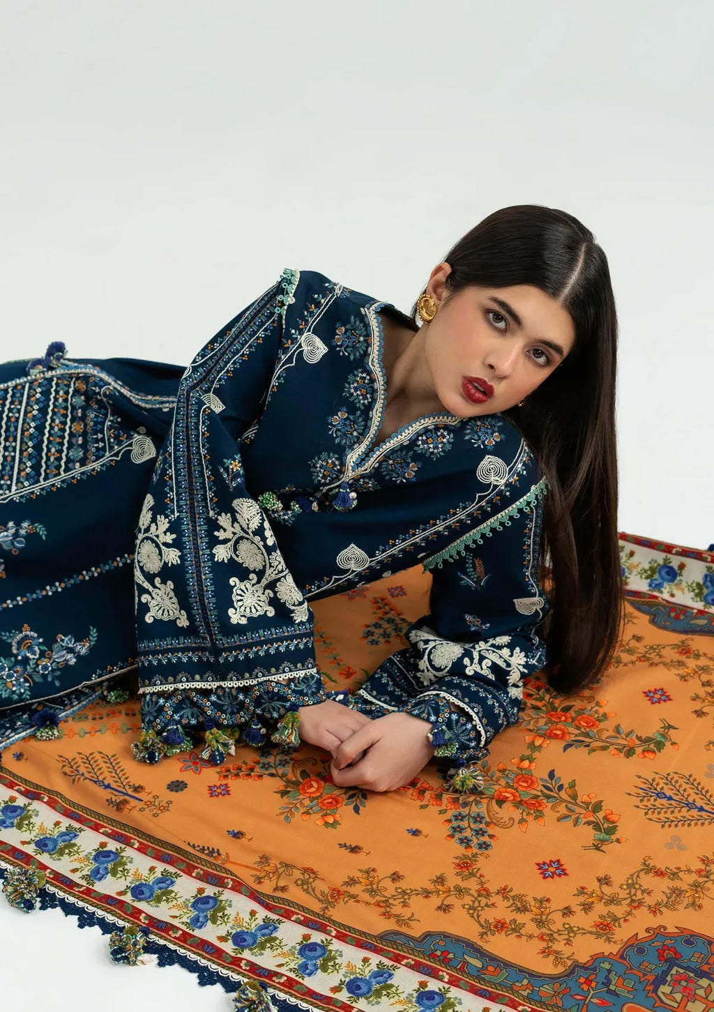Hussain Rehar Chashm-e-Bahr Lawn Collection Efy-151