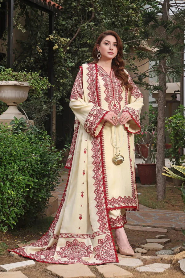 Embroidered 3pc Marina Dress  EY-114