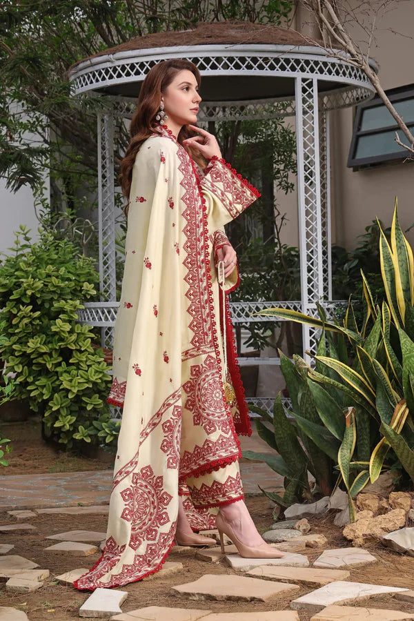 Embroidered 3pc Marina Dress  EY-114