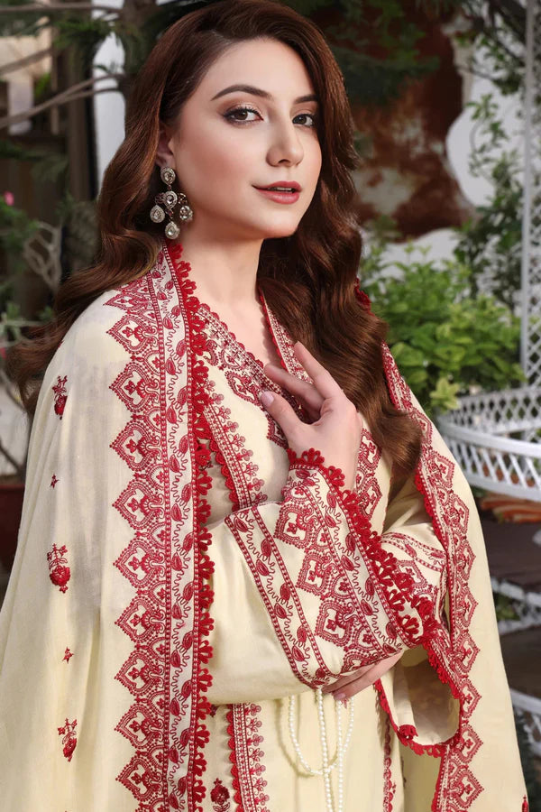 Embroidered 3pc Marina Dress  EY-114